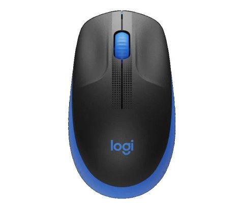 Logitech Mysz bezprzewodowa Logitech M190 optyczna niebieska