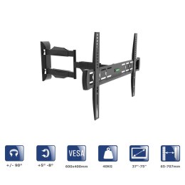 AKYGA Uchwyt do telewizora Akyga AK-MB11 regulowany wieszak +/-90° 40kg VESA 600x400mm 37-75