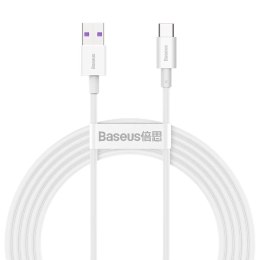 Baseus Kabel przewód USB - USB-C / Typ-C Baseus Superior CATYS-A02 z obsługą szybkiego ładowania 66W 2m biały