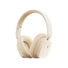 Baseus Słuchawki z mikrofonem Baseus Bowie H1i A00050402223-00 Bluetooth 5.3 ANC beżowe