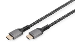 Digitus Kabel HDMI 2.1 DIGITUS PREMIUM połączeniowy Ultra HighSpeed 8K60Hz UHD Typ HDMI A/A M/M czarny 3m