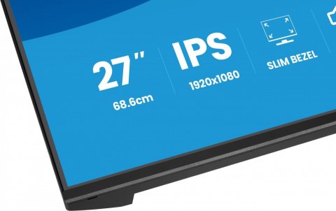 IIYAMA Monitor 27 cali X2793HSU-B1 IPS.HDMI.DP.120Hz,2xUSB, 1500:1,350cd, cienka ramka z 4 stron