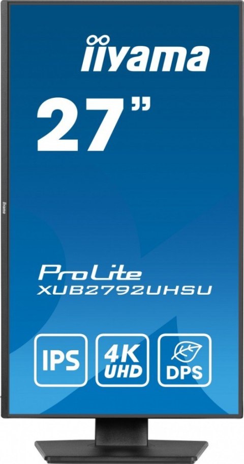 IIYAMA Monitor 27 cali XUB2792UHSU-B6,4K,IPS,DP,HDMI,USB-C
