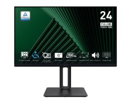 MSI Monitor 23.8 cala PRO MP245PG LED/FHD/Flat/100Hz/czarny