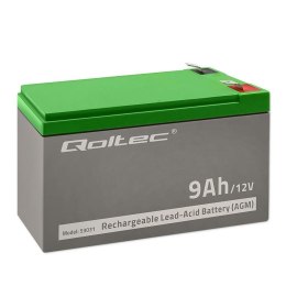Qoltec Akumulator AGM Qoltec 12V | 9Ah
