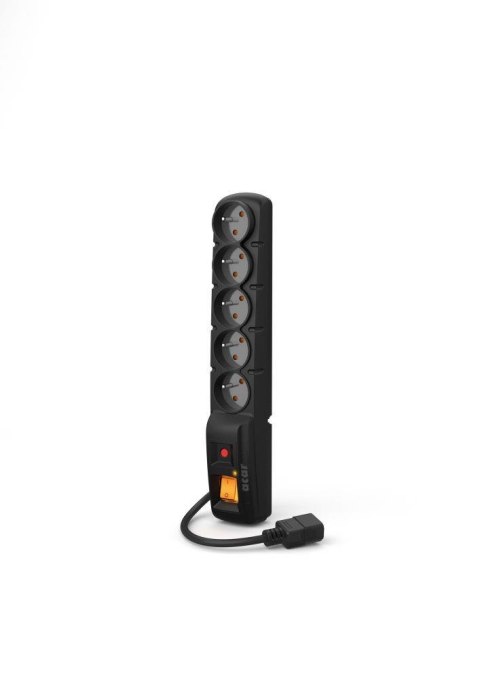 Acar Listwa przeciwprzepięciowa Acar F5 IEC 3,0m czarna