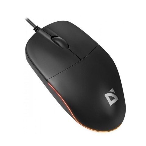 Defender Mysz przewodowa Defender AZORA MB-241 OPTICAL 1200dpi 3P czarna kabel 1.8 m