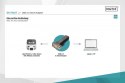 Digitus Konwerter / Adapter USB-A 2.0 męski do RS232 (DB9) męski | Chipset Prolific PL2303GT | Mocowanie na śruby | z dodatkowym kablem 