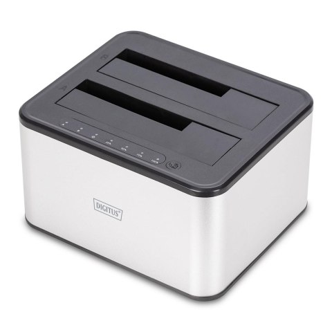 Digitus Stacja dokująca DIGITUS USB 3.0 Super Speed do 2x SSD/HDD 2.5/3.5"SATA III max. 2x20TB z funkcją klonowania