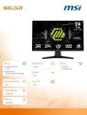 MSI Monitor MAG 242F 23.8 cala/LED/FHD/Flat/200Hz/Czarny
