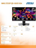 MSI Monitor MAG 272UP QD-OLED X24/26.5/LED/Flat/QD-OLED/UHD/240Hz/Czarny