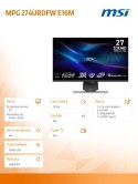 MSI Monitor MPG 274URDFW E16M 27 cali/FHD/320Hz/DualMode/White/PIVOT