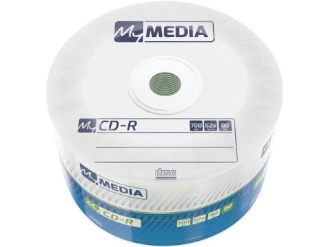 My Media Płyty CD-R MyMedia 700MB Wrap (Spindle 50)