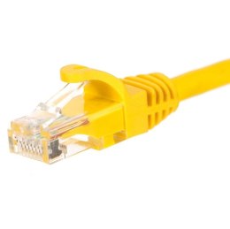 NETRACK Patchcord RJ45, Netrack osłonka zalewana, kat. 5e UTP, 1,5m żółty