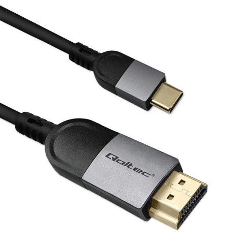 Qoltec Kabel adapter Qoltec USB-C na HDMI high speed 4K | 60Hz | 32AWG | 2m