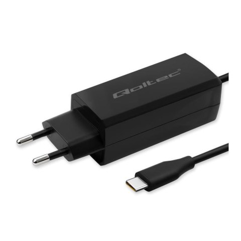 Qoltec Ładowarka sieciowa Qoltec 90W GaN Super Fast | 5-20V | 3-4.5A | USB-C 3.1 | Laptop | Smartfon | Tablet