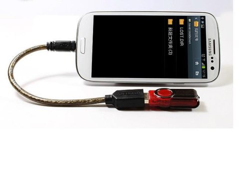 Unitek Kabel OTG Unitek Y-C438GBK USB 2.0 AF do microUSB BM