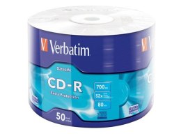 Verbatim Płyty CD-R Verbatim 700MB Extra Protection Wrap (50 Spindel)