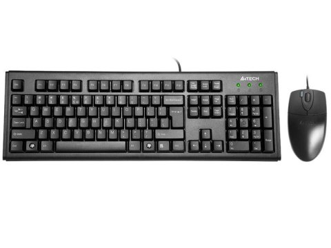 A4Tech Zestaw przewodowy klawiatura + mysz A4Tech KM-72620D USB czarny