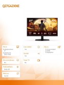 AOC Monitor Q27G42XNE 27 cali Fast VA 180Hz HDMIx2 DP