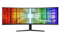 Samsung Monitor 49 cali ViewFinity S95UC VA 5120x1440 DQHD 32:9 2xHDMI 1xDP 1xUSB-C (90W) 3xUSB 3.0 LAN 5ms PinP/PbyP 120Hz HAS gł. zakr