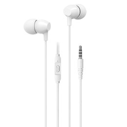 USAMS Słuchawki z mikrofonem Usams EP-47 stereo Jack 3,5mm białe