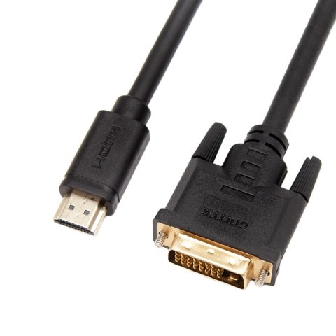 Unitek Kabel adapter Unitek C1271BK-2M Dwukierunkowy HDMI - DVI, kabel 2m