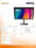 Benq Monitor 27 cali PD2770U LED IPS/60Hz/5ms/pivot