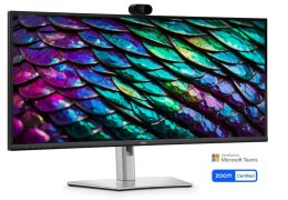 Dell Monitor P3426WEB 34 cale IPS Zakrzywiony WQHD (3440x1440)/21:9/HDMI/DP/4xUSB/2xUSB-C/RJ45/Kamera/Głośniki/3Y