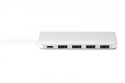 Digitus HUB/Koncentrator 4-portowy USB 3.0 SuperSpeed z Typ C Power Delivery, aluminium