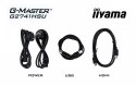 IIYAMA Monitor 27 cali G2741HSU-B1 IPS,FHD,144Hz,1ms,2xUSB, 350cd,HDMI,DP