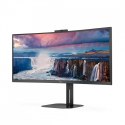 AOC Monitor CU34V5CW 34 cali 100Hz Curved VA HDMI DP USB-C