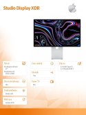 Apple Studio Display XDR - Standard Glass - Uchwyt mocujący VESA. Bez podstawki