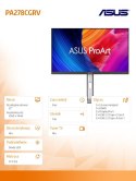 Asus Monitor 27 cali PA278CGRV BK 2DP, HDMI, USB HUB, USB, głośniki