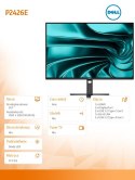 Dell Monitor P2426HE 24 cale IPS FHD (1920x1200)/16:10/HDMI/2xDP/3xUSB/2xUSB-C/RJ45/3Y