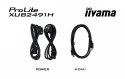 IIYAMA Monitor 23.8 cala X2491H-B1 IPS,HDMI,DP,1ms,350cd/m2, 1500:1,120Hz