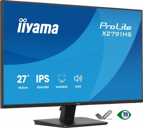 IIYAMA Monitor 27 cali X2791HS-B1 IPS, HDMI, DP, 120Hz,1500:1
