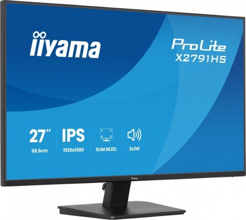 IIYAMA Monitor 27 cali X2791HS-B1 IPS, HDMI, DP, 120Hz,1500:1