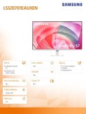 Samsung Monitor 32 cali ViewFinity S70D VA 3840x2160 UHD 16:9 1xHDMI 1xDP 5ms PinP/PbyP 60Hz płaski biały 2Yd2d (LS32D701EAUXEN)