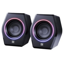 Defender Głośniki Defender SOLAR 9 2.0 10W Bluetooth USB podświetlenie RGB