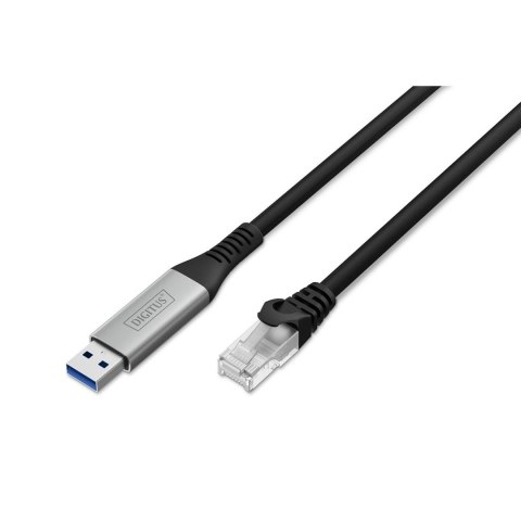 Digitus Kabel adapter DIGITUS USB-A - RJ45 Kat. 6A S/FTP, 1 Gbit/s, USB 3.2 Gen1, LSZH, 3m