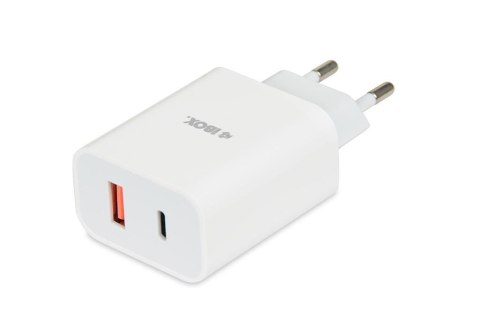 IBOX Ładowarka sieciowa iBOX C-36 USB A+C 20W kabel USB-C do USB-C