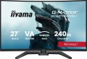 IIYAMA Monitor 27 cali GCB2784HSU-B1 FHD, 0.7ms, VA, 1500R, 240Hz, 2xHDMI, DP, 2xUSB, FreeSync Premium -1920x1080 (48-240Hz), HDR10, 2x