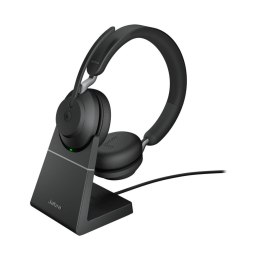 Jabra Słuchawki z mikrofonem Jabra Evolve2 65 Stand Link380c MS Stereo Black bezprzewodowe