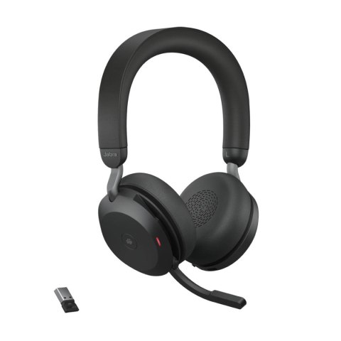 Jabra Słuchawki z mikrofonem Jabra Evolve2 75 Link380c MS Stereo czarne bezprzewodowe