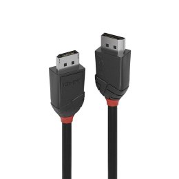 LINDY Kabel DisplayPort 1.2, LINDY Black Line 4K UHD M/M, czarny, 1m
