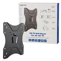 LogiLink Uchwyt ścienny LogiLink do telewizora LCD/LED tilt 12°/+3° VESA 200x200, 23-42