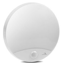 Maclean Lampa LED z czujnikiem ruchu Maclean MCE357 W, na podczerwień, kolor biały, 10W, IP44, barwa naturalna biała (4000K), 900lm