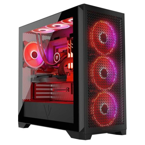 Modecom Obudowa Modecom Volcano Expanse T APEX ARGB MIDI Czarna