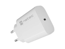 Natec Ładowarka sieciowa Natec Ribera 1x USB-A 20W biała
